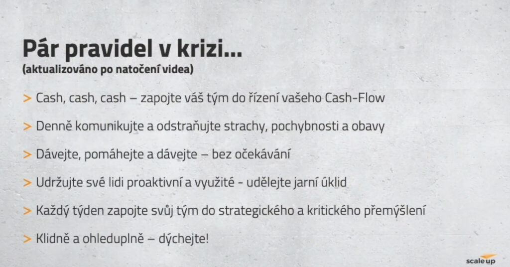 ScaleUp Tip #04 –  Panika je nakažlivá. Váš leadership však může být také!.