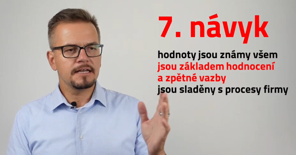 ScaleUp Tip #29 – 7. návyk – Firma opravdu žije svými hodnotami a posláním organizace
