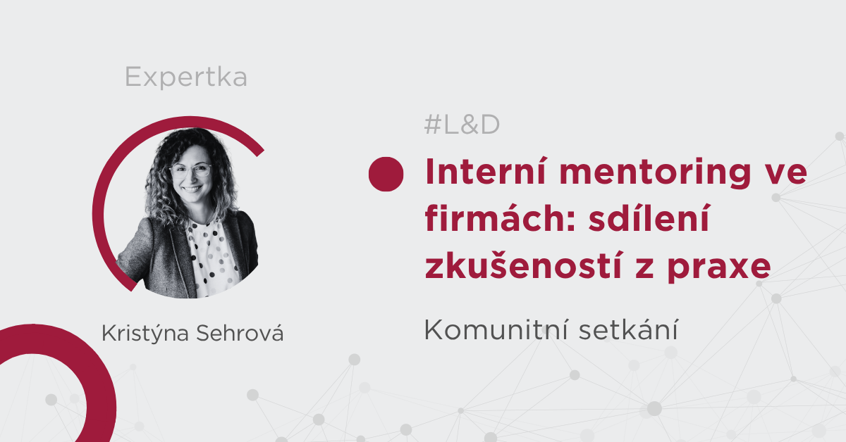 Interní mentoring ve firmách: sdílení zkušeností z praxe